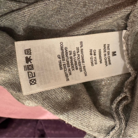 Dynamite shimmery silver Short Sleeve Tee women’s
Medium - Picture 5 of 5